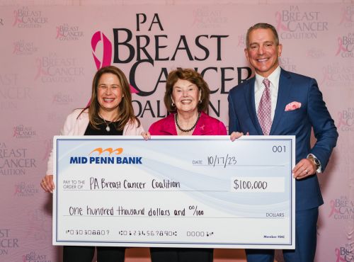 Mid Penn Bank Donates $100,000 To PA Breast Cancer Coalition